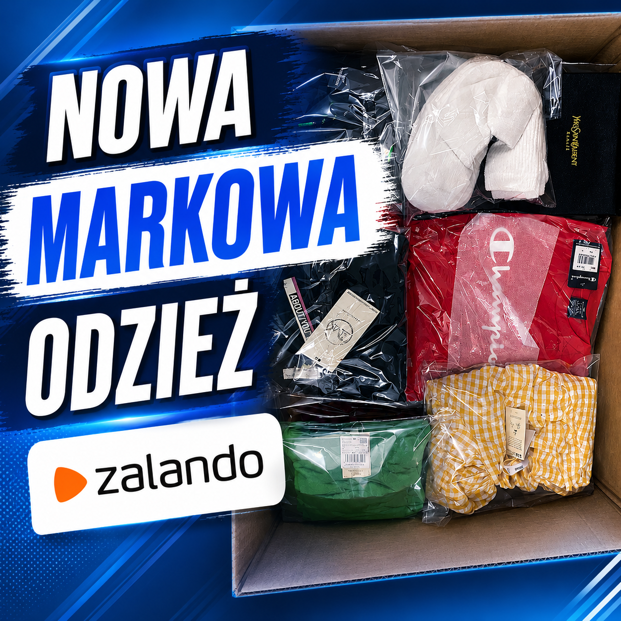 Paleta Nowa Markowa Odzież Zalando AboutYou Kat A+B 50szt